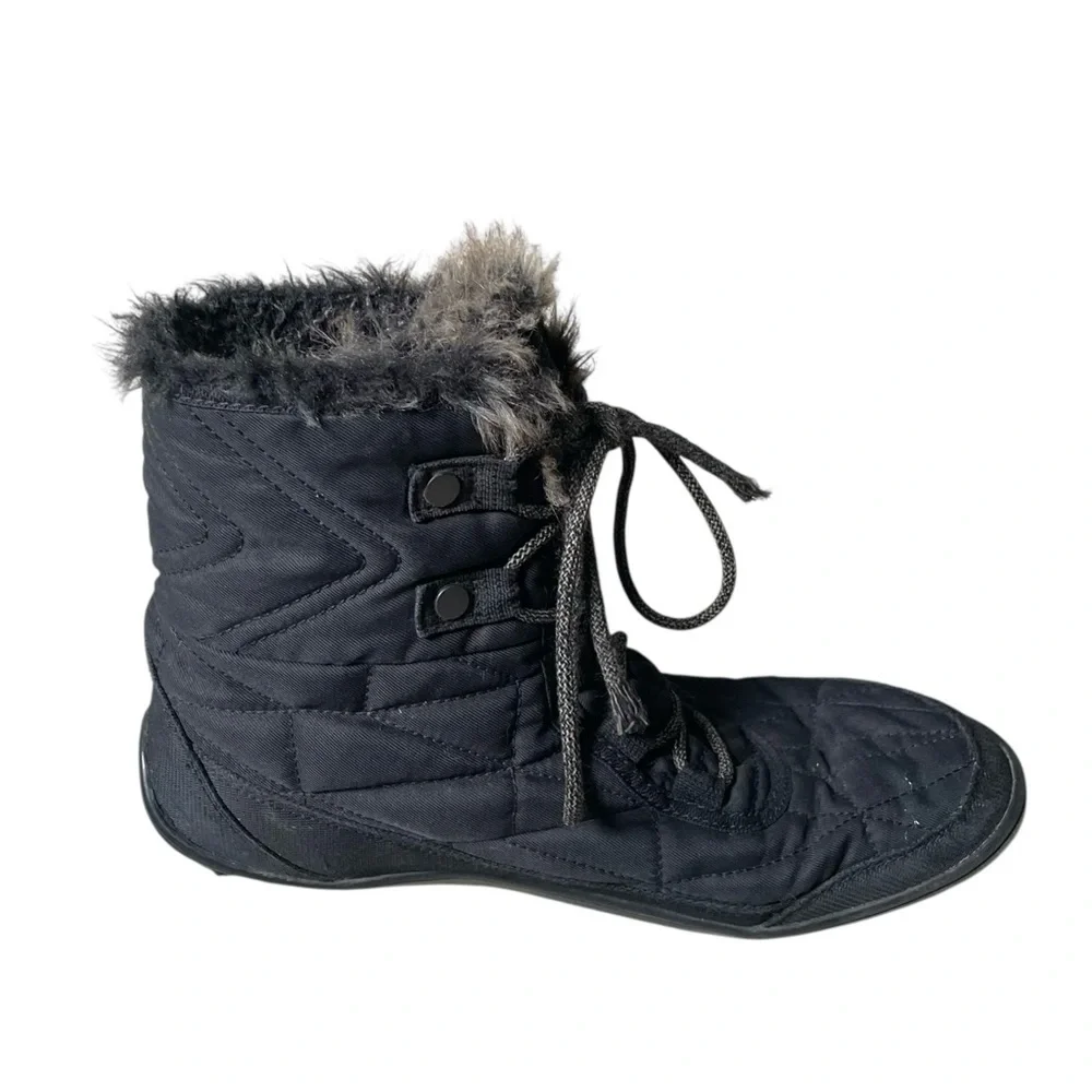 COLUMBIA Women’s Minx Shorty III Winter Lace Up Ankle Boot Black 10.5